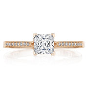 Princess Solitaire Engagement Ring