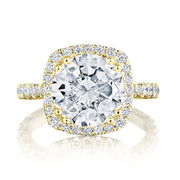 Cushion Bloom Engagement Ring