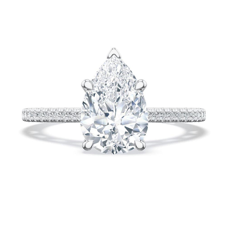 Pear Solitaire Engagement Ring