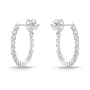 Aura Diamond Hoops 1.50ctw approx.