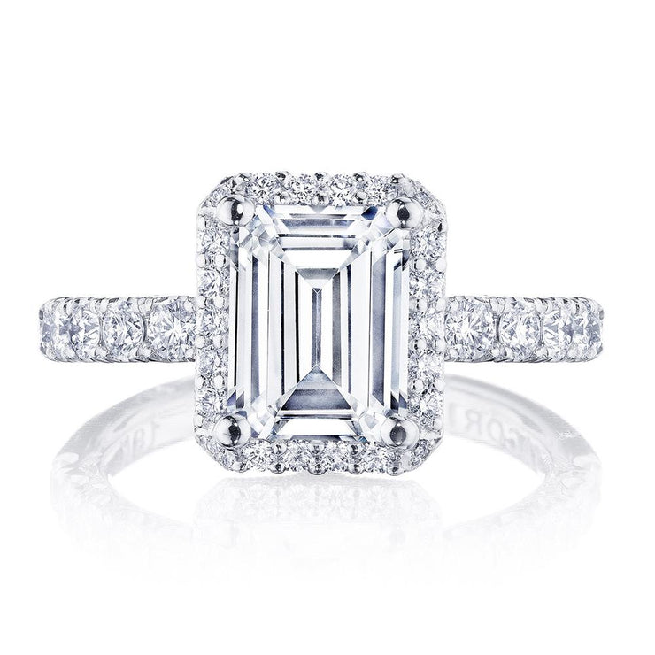 Emerald Bloom Engagement Ring