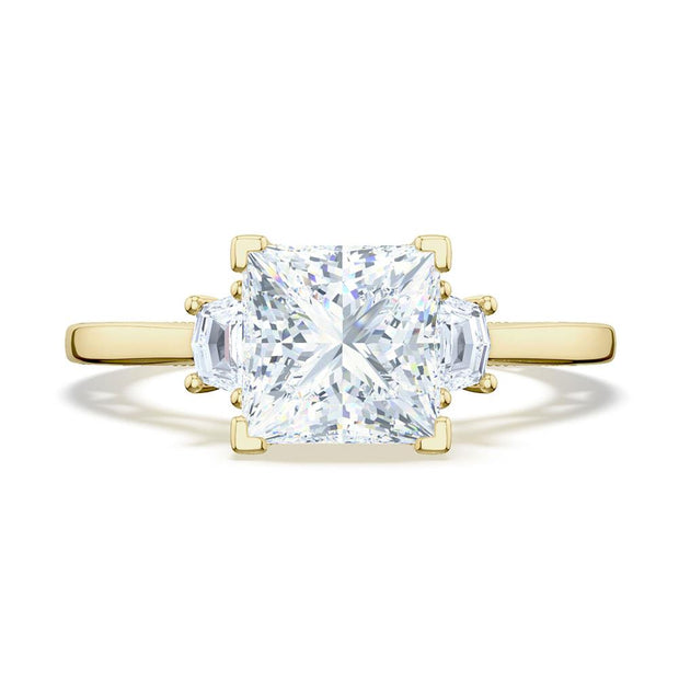 Princess 3-Stone Engagement Ring