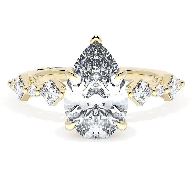 Pear Solitaire Engagement Ring