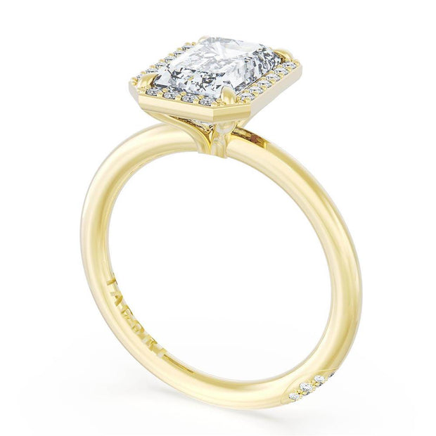 Emerald Bloom Engagement Ring