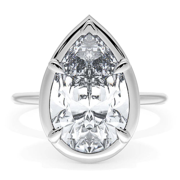 Pear Solitaire Engagement Ring