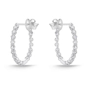 Aura Diamond Hoops 1.50ctw approx.