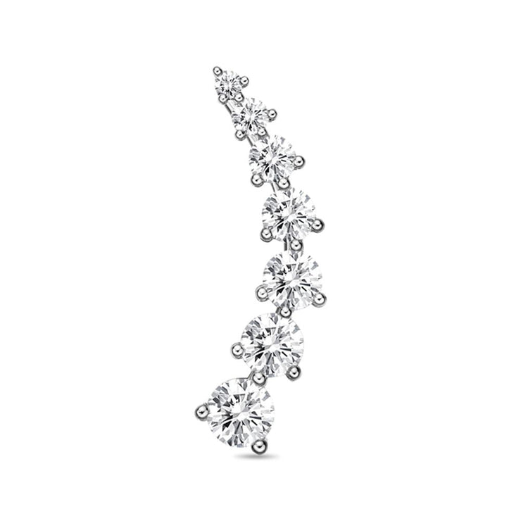 7-Stone Left Side Single Climber 0.75ctw approx.