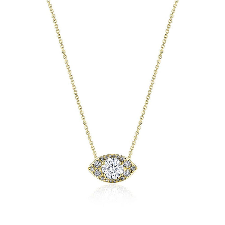 17"" Marquise Bloom Diamond Necklace