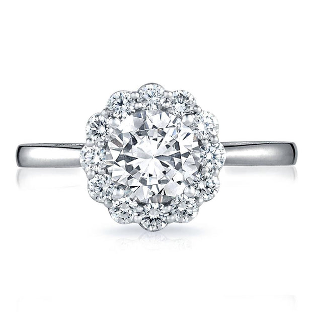 Round Bloom Engagement Ring