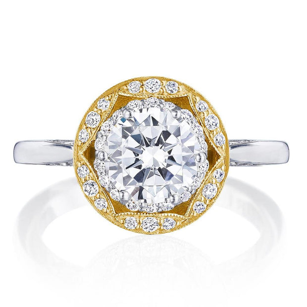 Round Bloom Engagement Ring