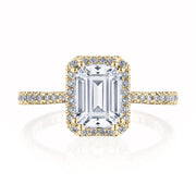 Emerald Bloom Engagement Ring