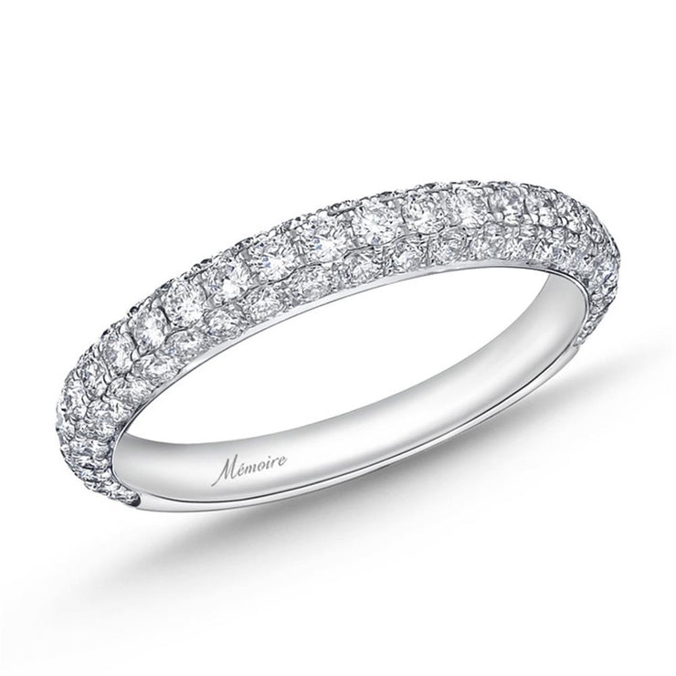 Pave 3/4 Round Band Matching Ring, 1st Ser., Mdl 01