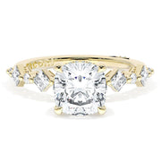Cushion Solitaire Engagement Ring