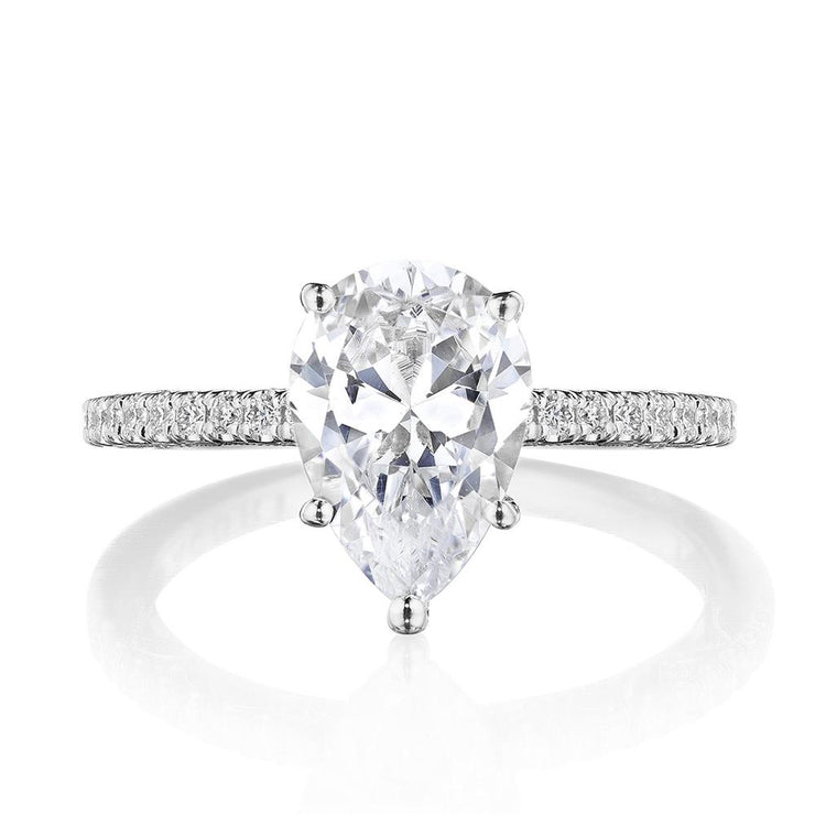 Round Bloom Engagement Ring