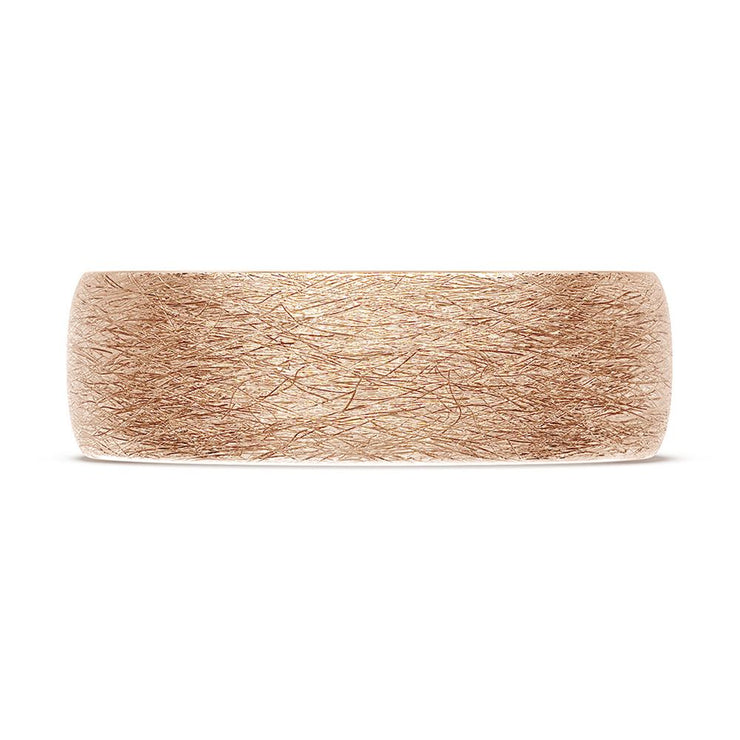 Classic Rounded in Brushed Finish Wedding Band