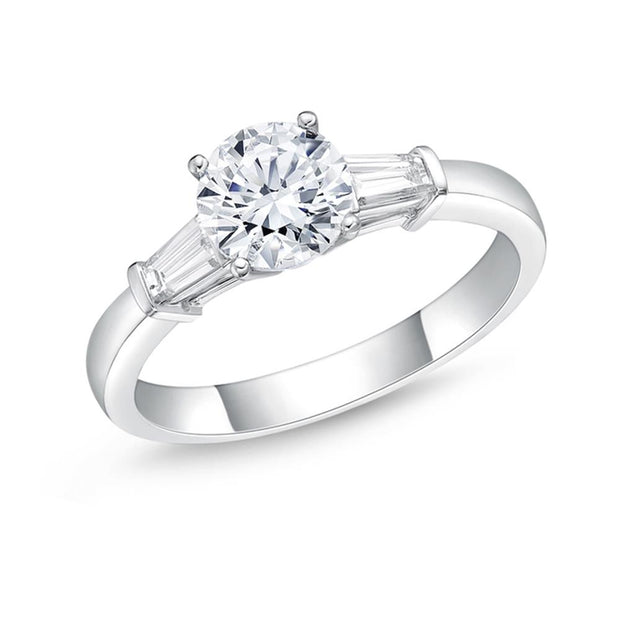 1.64cttw Round 3 Stone Eng Ring