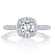 Round Bloom Engagement Ring