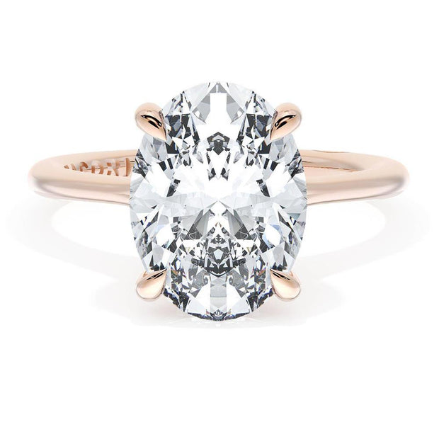 Oval Solitaire Engagement Ring