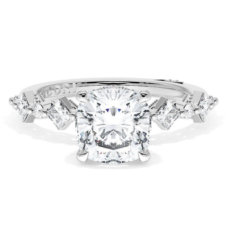 Cushion Solitaire Engagement Ring