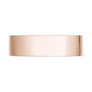 Classic Flat in High Polish Finish Wedding Band