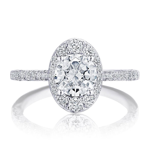 Round Bloom Engagement Ring