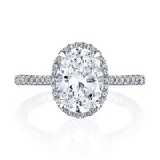 Oval Bloom Engagement Ring