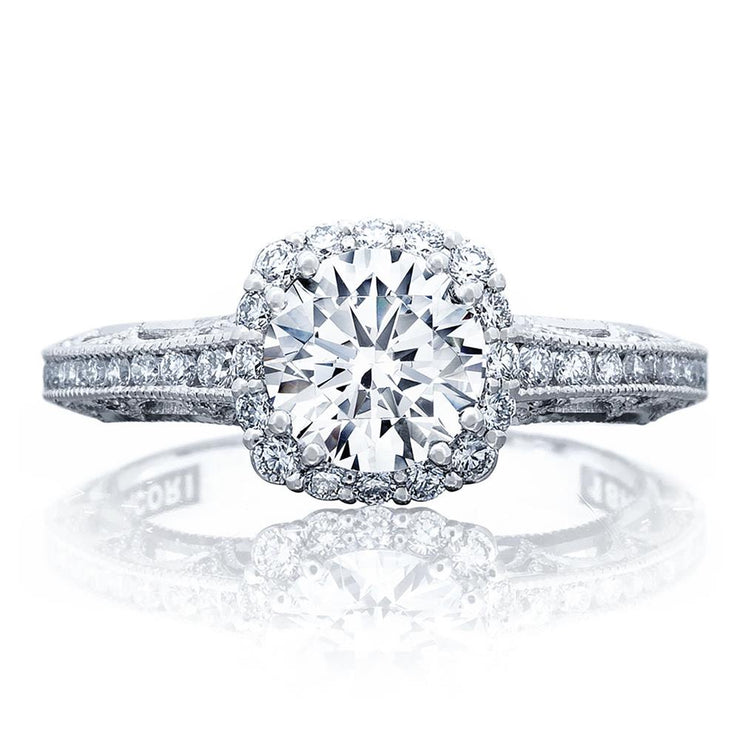 Round Bloom Engagement Ring