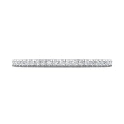 French Pavé Diamond Wedding Band