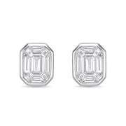 Emerald Illusion Earrings