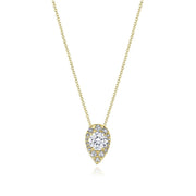 17"" Pear Bloom Diamond Necklace