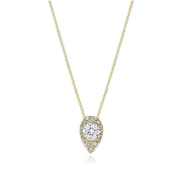 17"" Pear Bloom Diamond Necklace