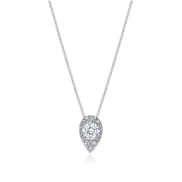 17"" Pear Bloom Diamond Necklace