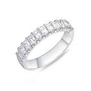 Geo Arts 11 Stone Emerald Cut Band 1ctw. approx. (min)