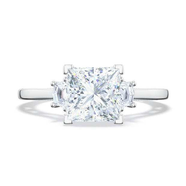 Princess 3-Stone Engagement Ring