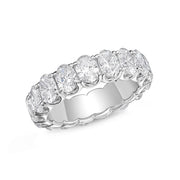Geo Arts Oval Eternity Band 4.85-6.05ctw approx.