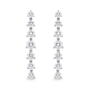 Wisteria Drop Earrings 3.70ctw approx.