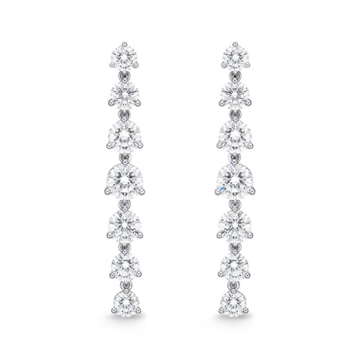 Wisteria Drop Earrings 3.70ctw approx.