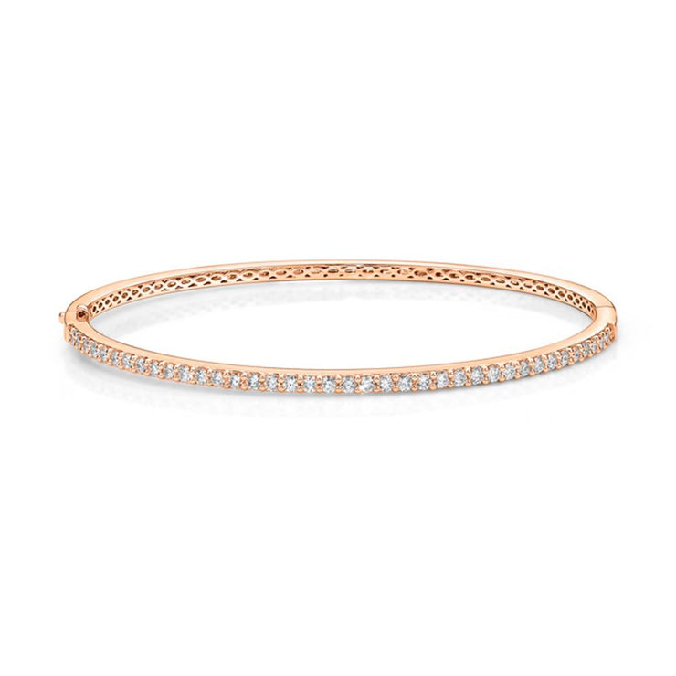 Shared Prong Diamond Bangle 1ctw approx.