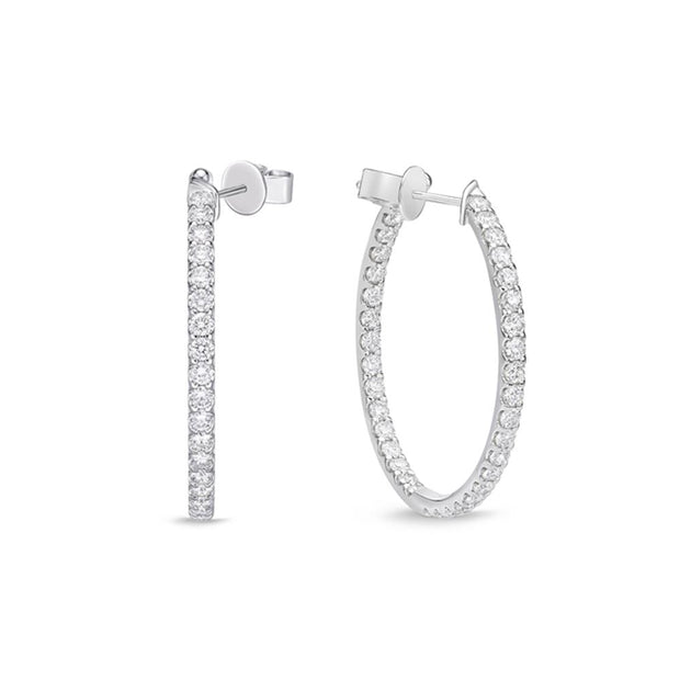 Odessa Round Hoops 3ctw approx.