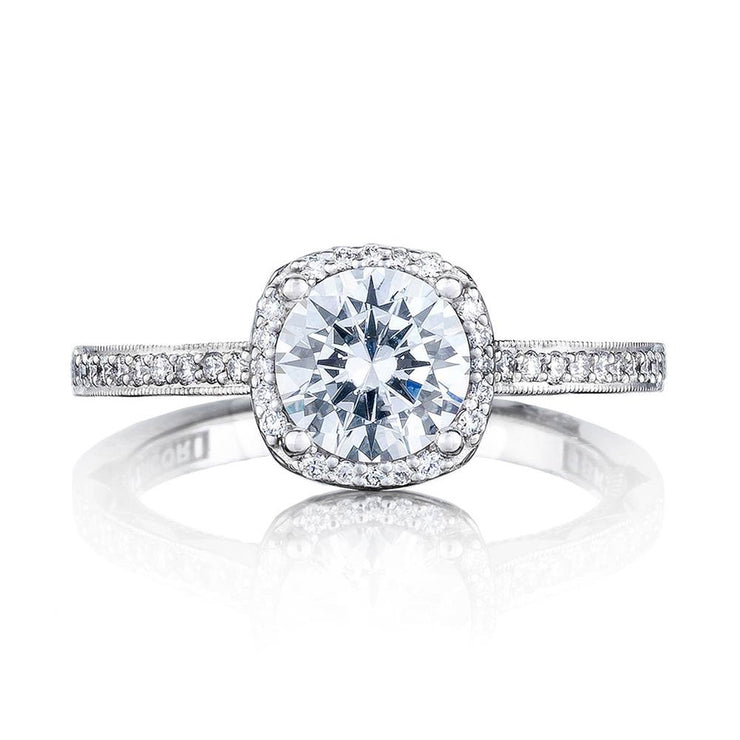 Round Bloom Engagement Ring