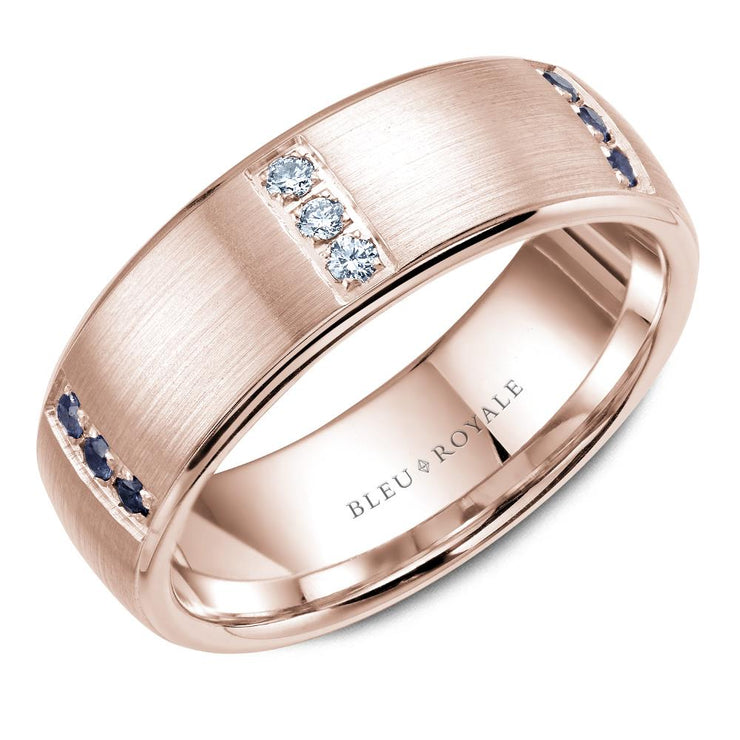 Bleu Royale Wedding Band