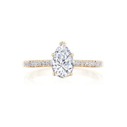 Pear Solitaire Engagement Ring