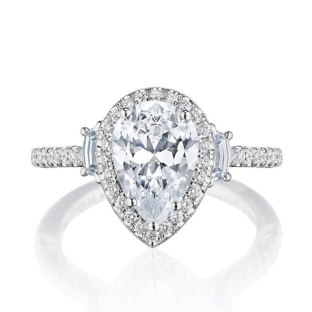 Pear 3-Stone Engagement Ring