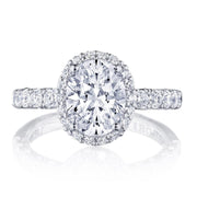 Oval Bloom Engagement Ring