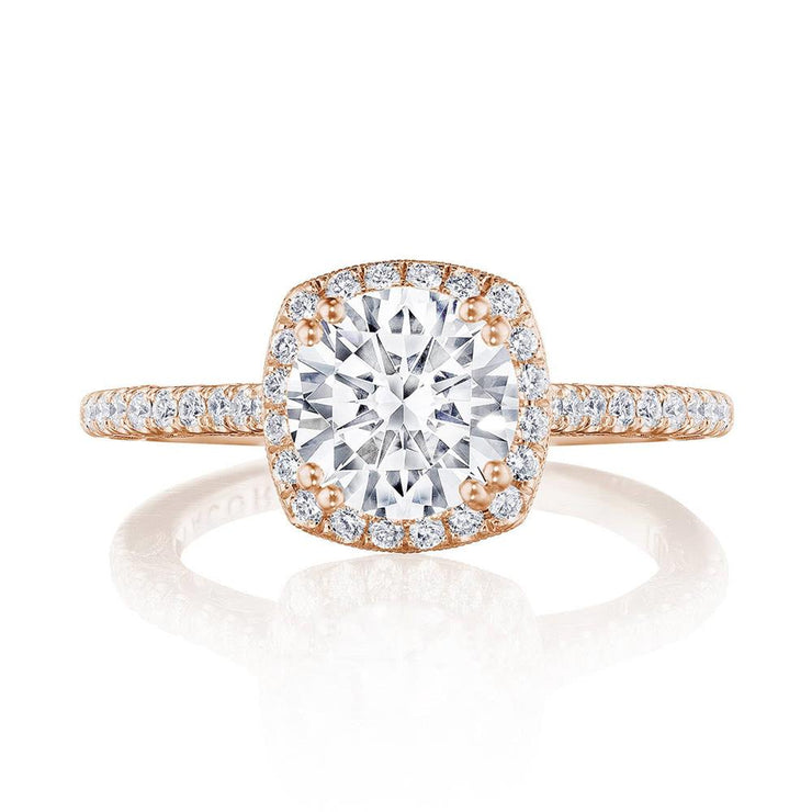 Cushion Bloom Engagement Ring