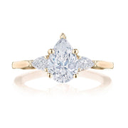 Pear 3-Stone Engagement Ring