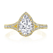 Pear Bloom Engagement Ring
