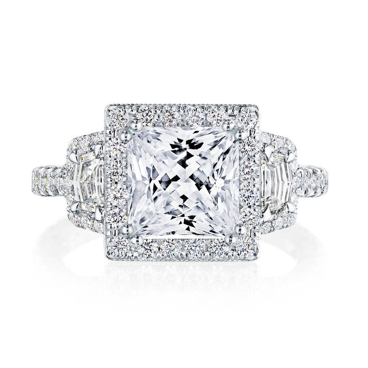 Princess 3-Stone Engagement Ring