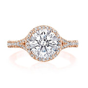 Round Bloom Engagement Ring