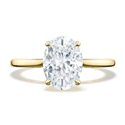 Oval Solitaire Engagement Ring